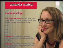 Tablet Screenshot of amandawixted.com